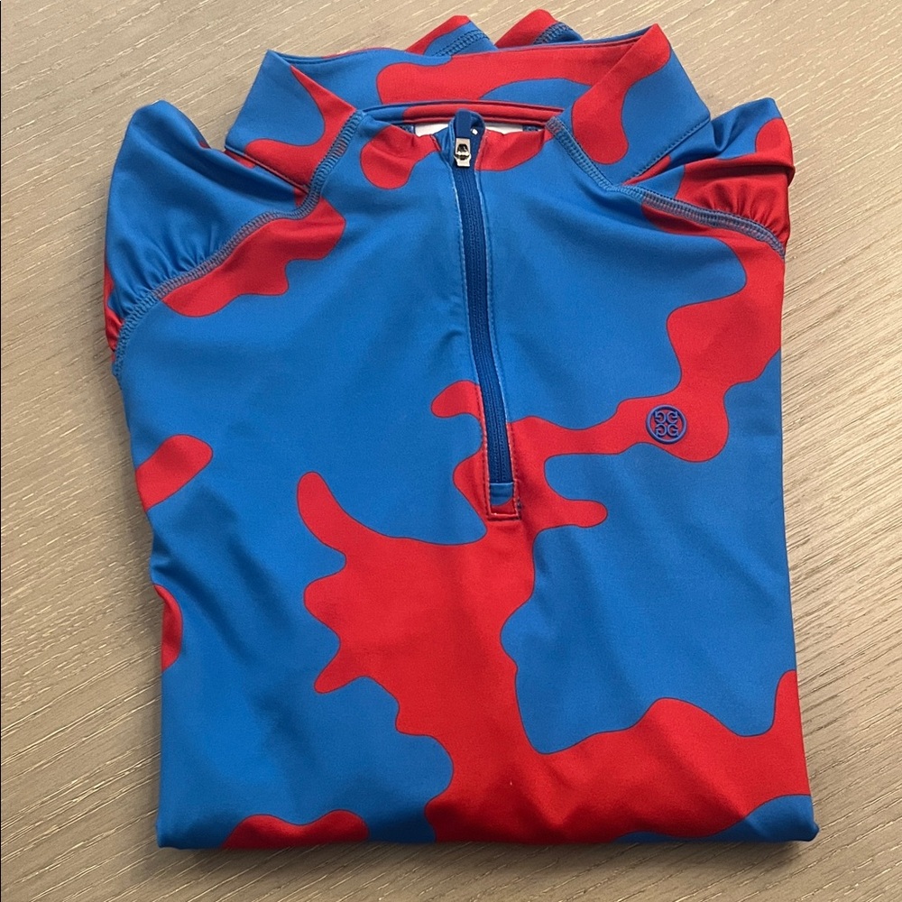 G/FORE Vibrant Blue and Red Women's Pullover